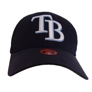 Tampa Bay hat adjustable navy size Small/Medium unisex MLB NEW
